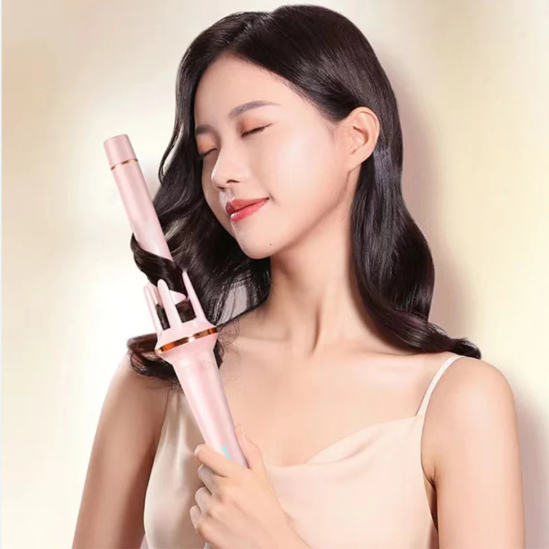 Automatic Hair Curler Stick Negative Ion Electric Ceramic Curler Fast Heating Rotating Magic Curling Iron Hair Care Styling Tool 240530