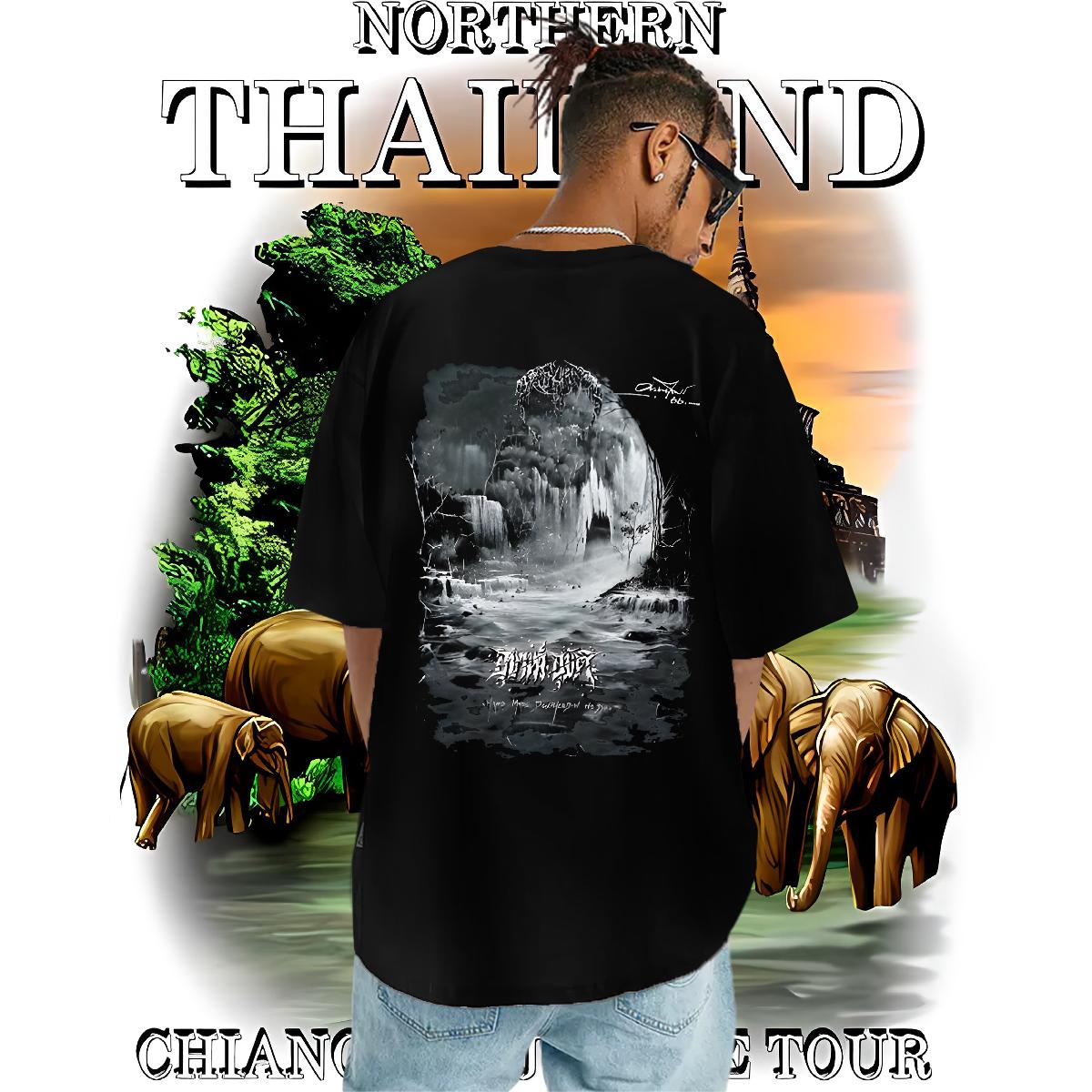 2024 DIY Men T Shirts Oversized Men Clothes T-Shirt High Street Hip Hop Round Neck Short Sleeve Wholesale Tee Shirt