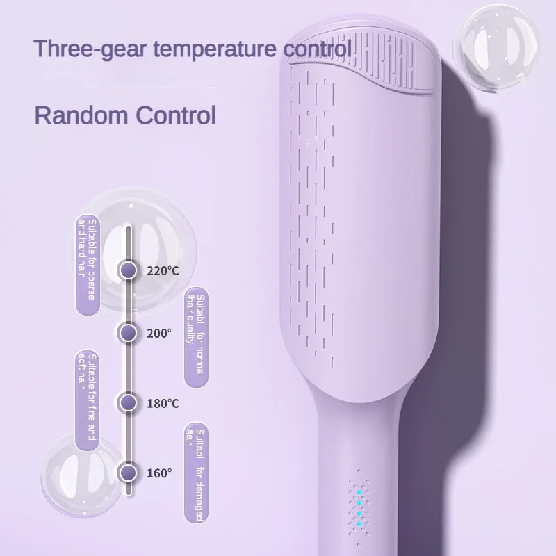 Curling Iron Automatic 42mm Egg Rolls Wool Hair Curlers French Big Wave 3-Speed Temperature Control Straight Board Clipboard 240530