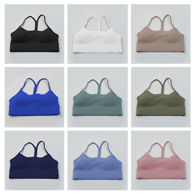 Women's Yoga Outfits Flow Y Sport Bra Women Energy Workout Vest Crop Tops Breathable Padded Gym Running Push Up Lingerie Underwear