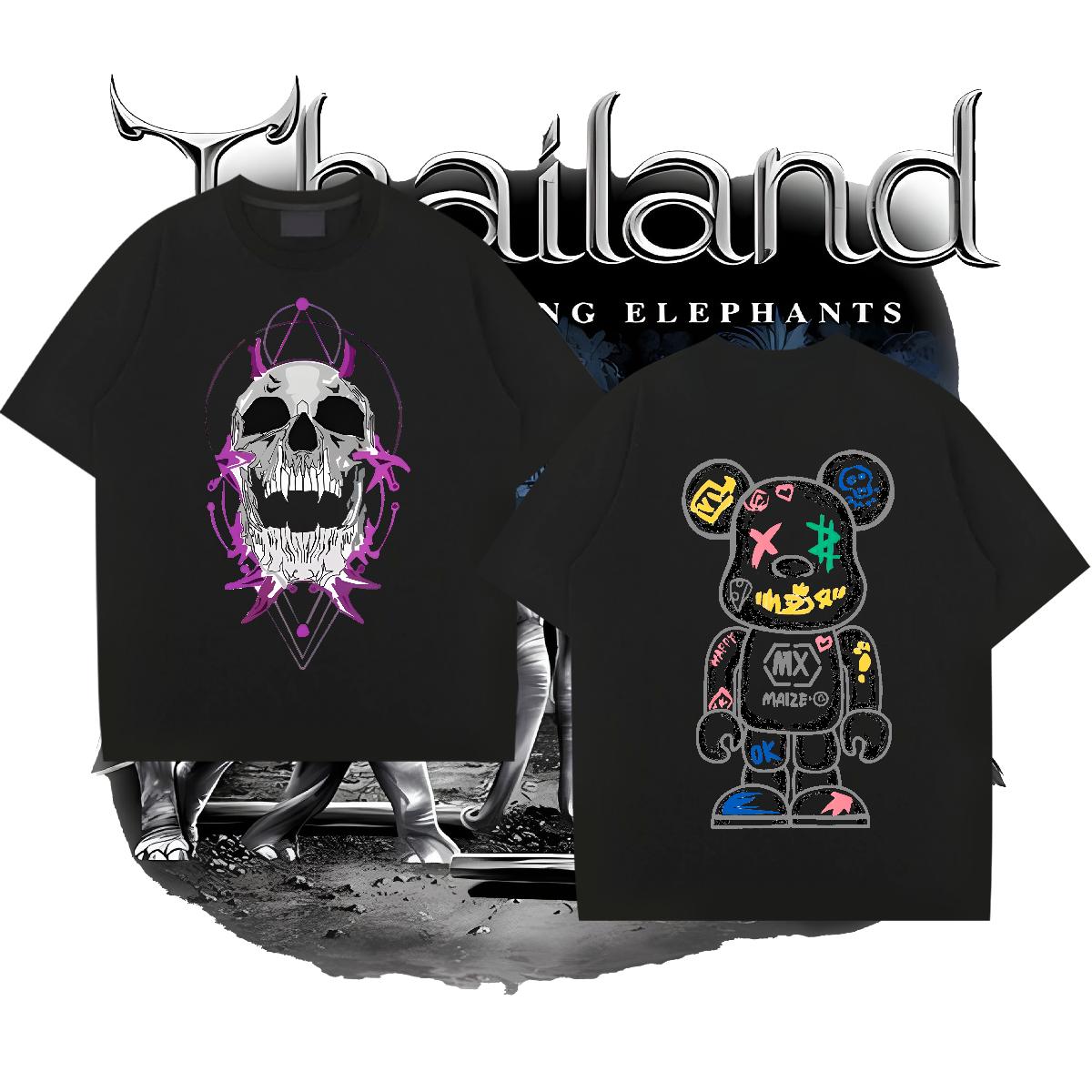 2024 Designer T-Shirts White Plus Size Tshirt for Man Woman Hip Hop Street Crew Neck Cotton Breathable Popular Top Tees