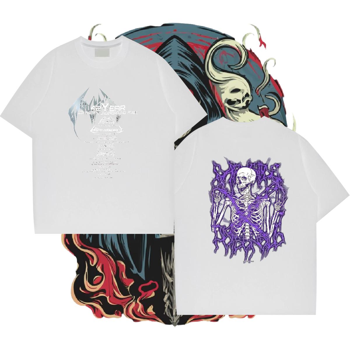 2024 Designer Men T Shirts Black Oversized Couples T Shirts High Street Hip Hop Cotton Breathable Loose Fit Clothings