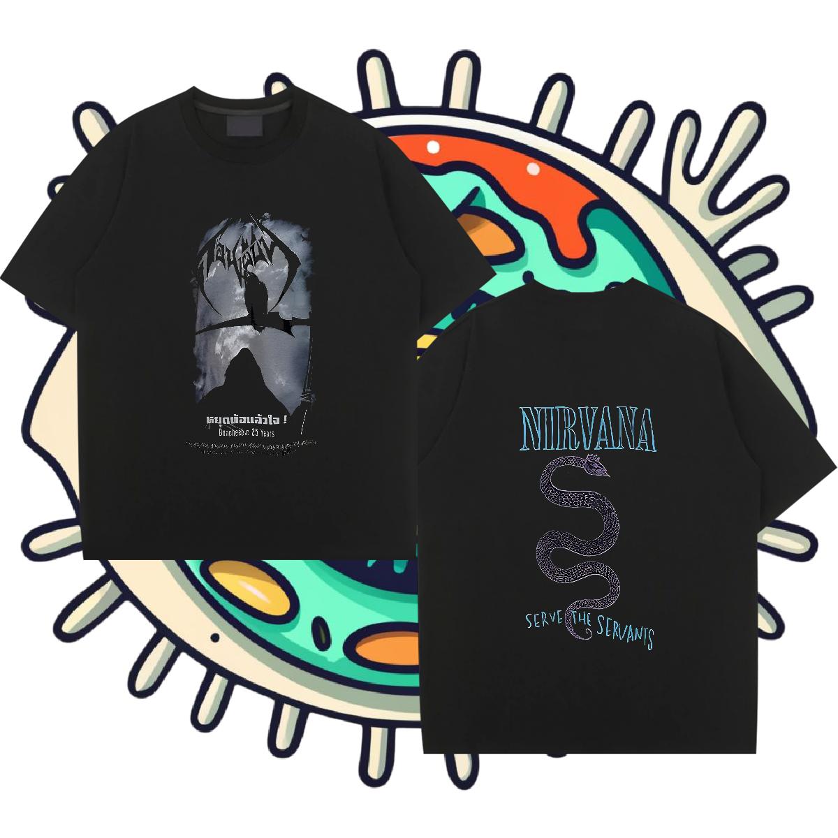 2024 New T-Shirts Graphic Tshirts Street Casual Breathable Crew Neck Cool Top Tees