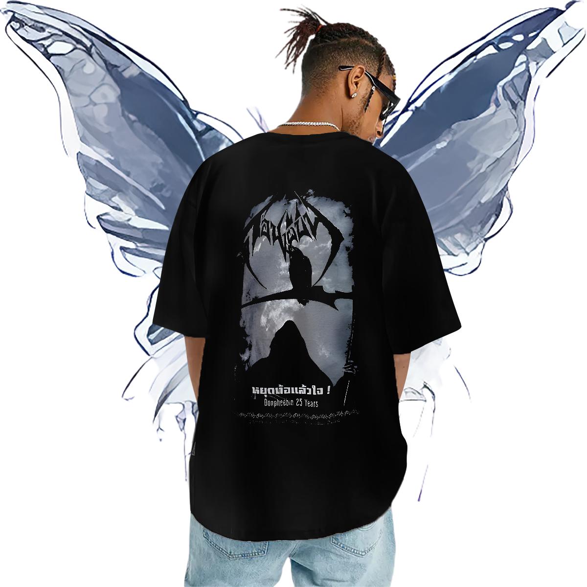 DIY Customized T Shirt For Man Oversized Men Tops Tees Casual Beach Crew Neck Cotton Loose Fit Tee Shirt