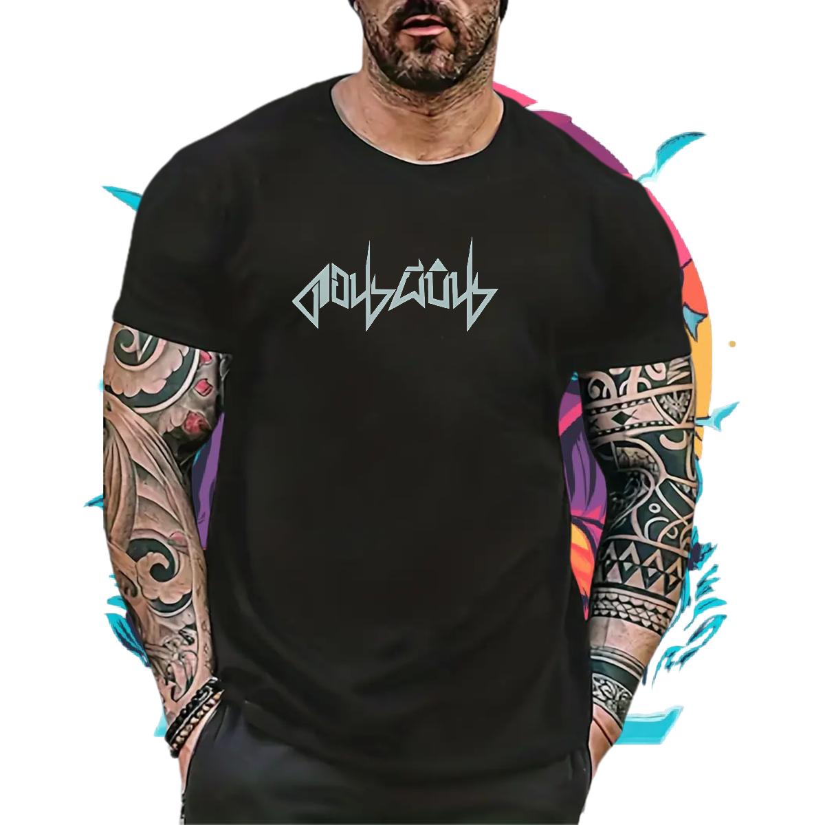 Customized Men T Shirts Custom Printed Men Tops Tees Casual Breathable Short Sleeve Loose Wear