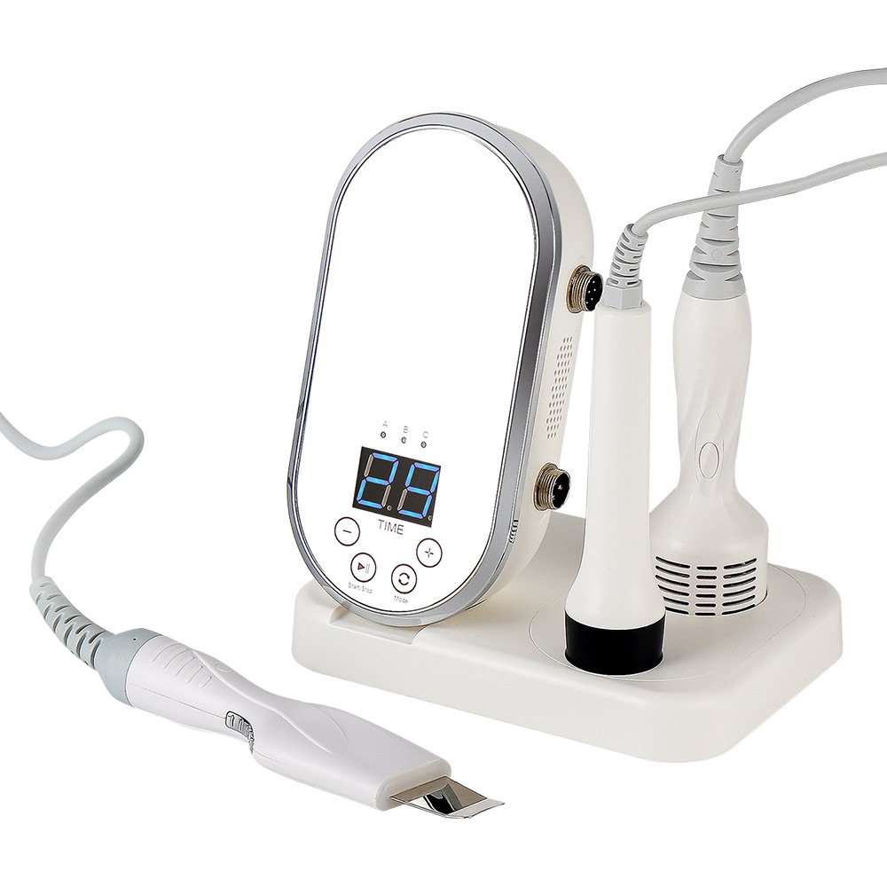 RF Face Lifting Machine Cold Hammer 2in1 Skin Rejuvenation Home Use Radio Frequency Anti Aging Wrinkle Removal Double Chin Slimming Skin Care Ultrason