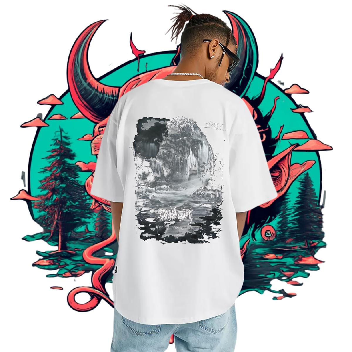 Brand T Shirt For Man Custom Printed Men Clothes T-Shirt Summer Casual Short Sleeve Cotton O-Neck Classic Tops