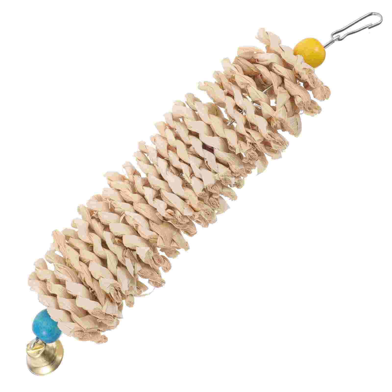 2025 new Parrot Chew Toy Supplies Cage Hanging Pet Plaything Bite-resistant Bird The Birdcage