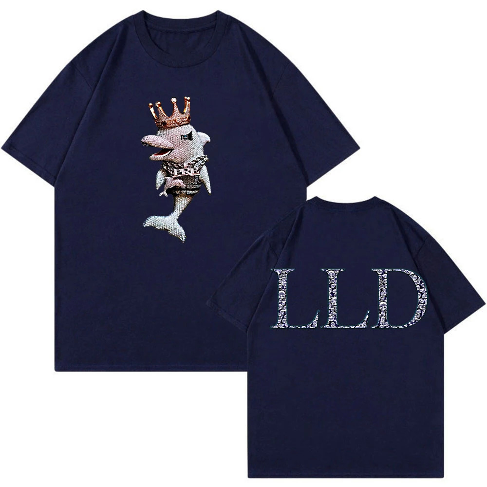 Young Dolph LLD Merch T-shirt Pop Singer Crewneck Short Sleeve Tee Women Men Streetwear Hip Hop Clothes 240530