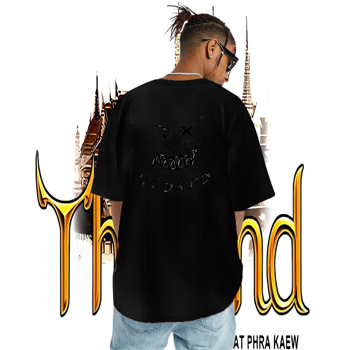 Custom T Shirt For Man Cartoon Print Couples T Shirts Street wear Hip Hop Breathable Short Sleeve High Quality Tops Shirt