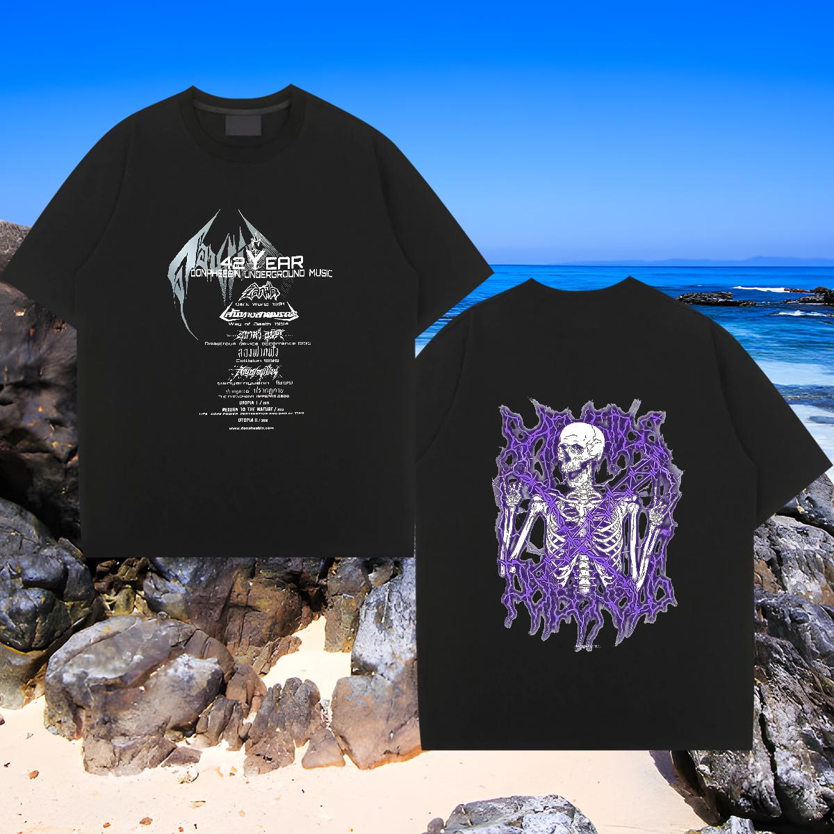 2024 Mens T Shirts Cartoon Print Men Tshirts Sports Casual Short sleeve Cotton Soft Loose Polos