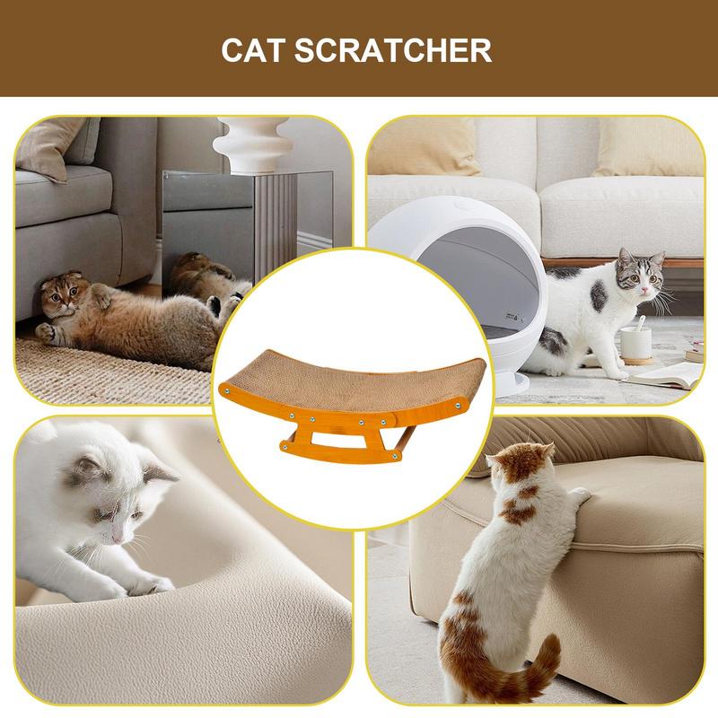 Cat Scratcher Chair Cardboard Cat House Corrugated Detachable Lounge Bed Interactive Protecting Furniture For Cats Scratcher Toy