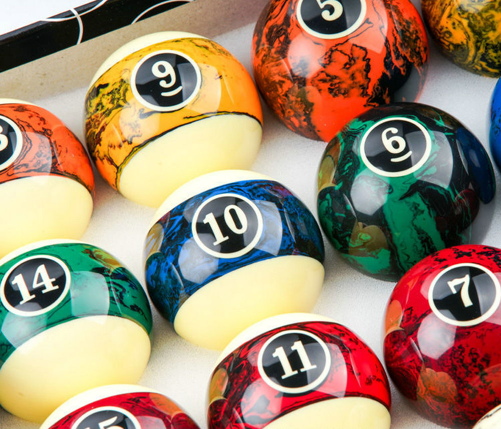 SAMURAI Dreamer TOURNAMENT Phenolic Resin Billiard Pool Ball Complete Set 2-1/4"