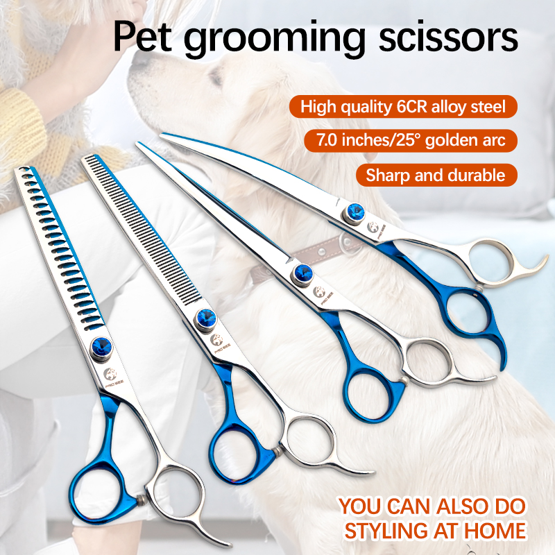 High Quality Animal Hair Pet Trimming Shears Dog Grooming Thinning Scissors Manufacturers