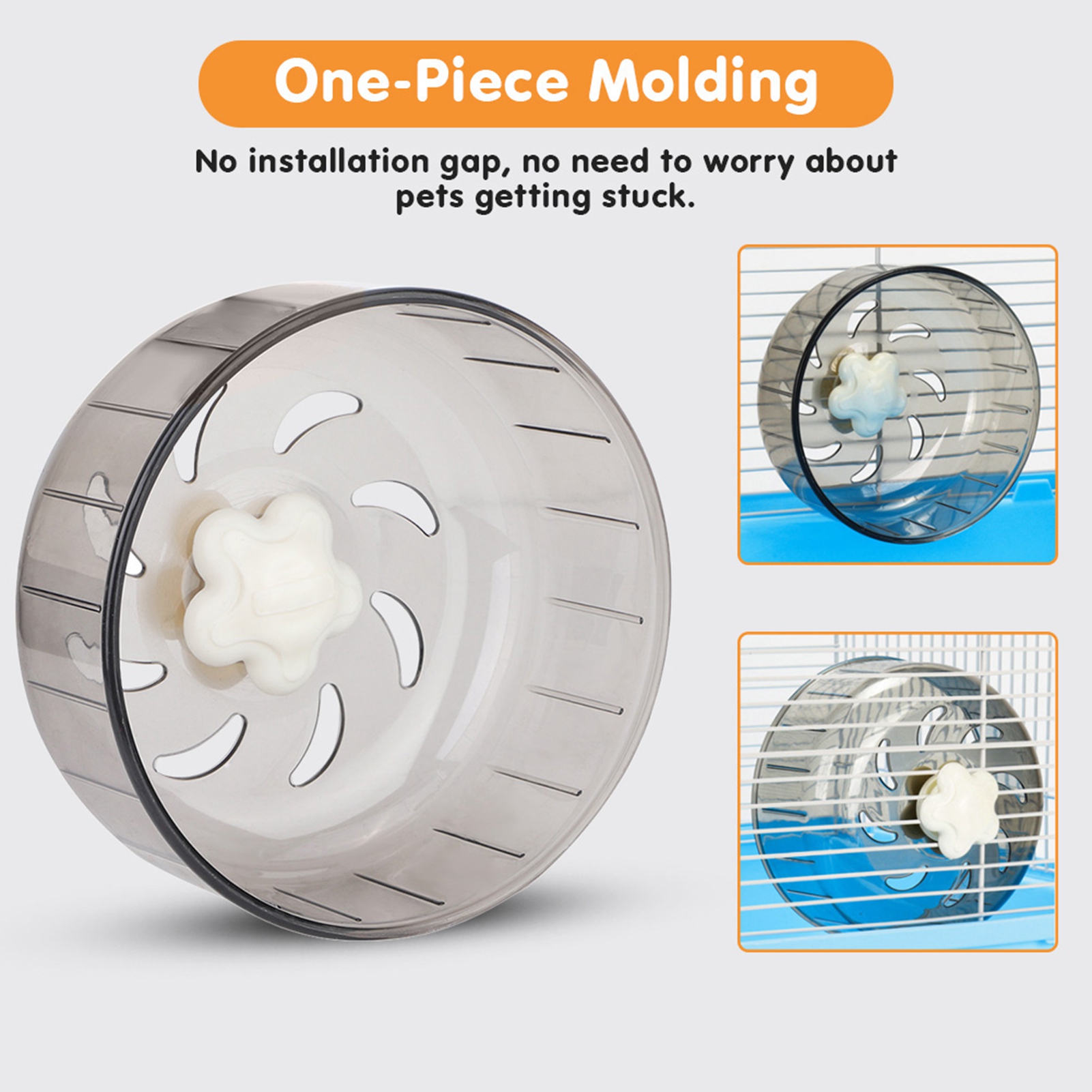 Pet Supplies Silent Hamster Exercise Wheels Quiet Spinner Running Wheels For Hamsters Gerbils Mice Small Animals