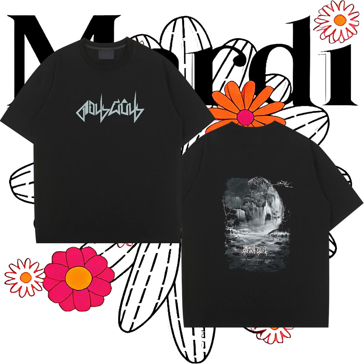 Classic Casual T Shirt For Man Plus Size Cartoon Couples T Shirts Casual Beach Breathable Short Sleeve Popular Tops Shirt