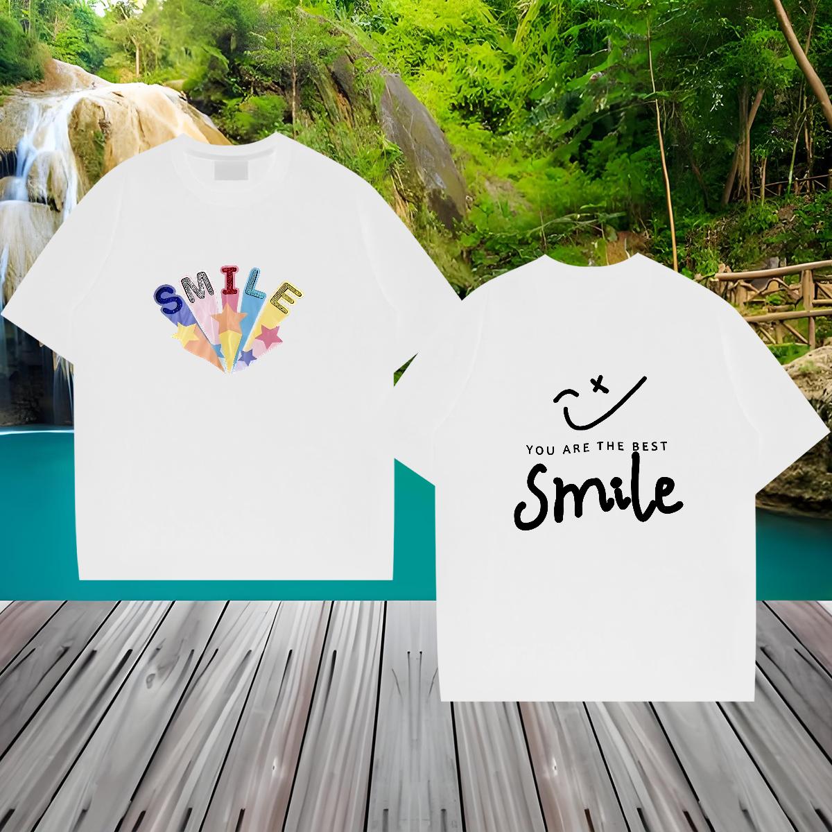 2024 Summer Man T Shirts DIY Couples T Shirts Sports Casual Breathable Short Sleeve Cool Tops Tees