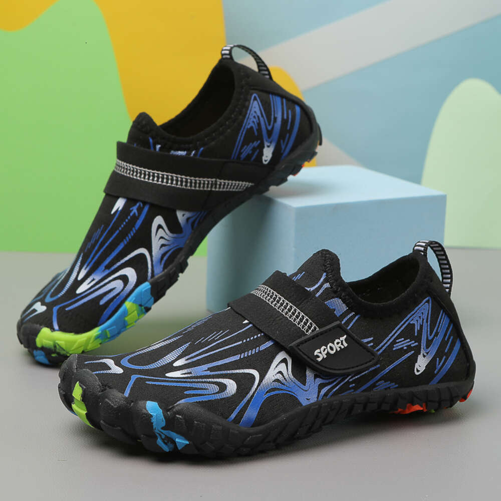 New KID Students Barefoot Quick-Drying Beach Swimming Aqua Indoor Fiess Running Summer Water Shoes 29-38# f4308