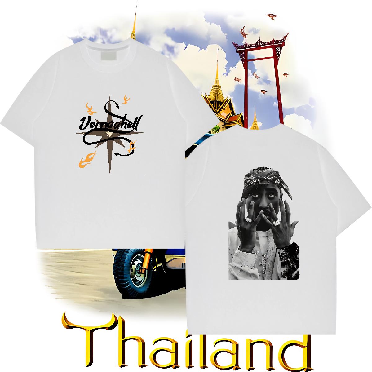 2024 Designer T-Shirts DIY Printed Couples T Shirts Street Wear Crew Neck Cotton Brand Tees