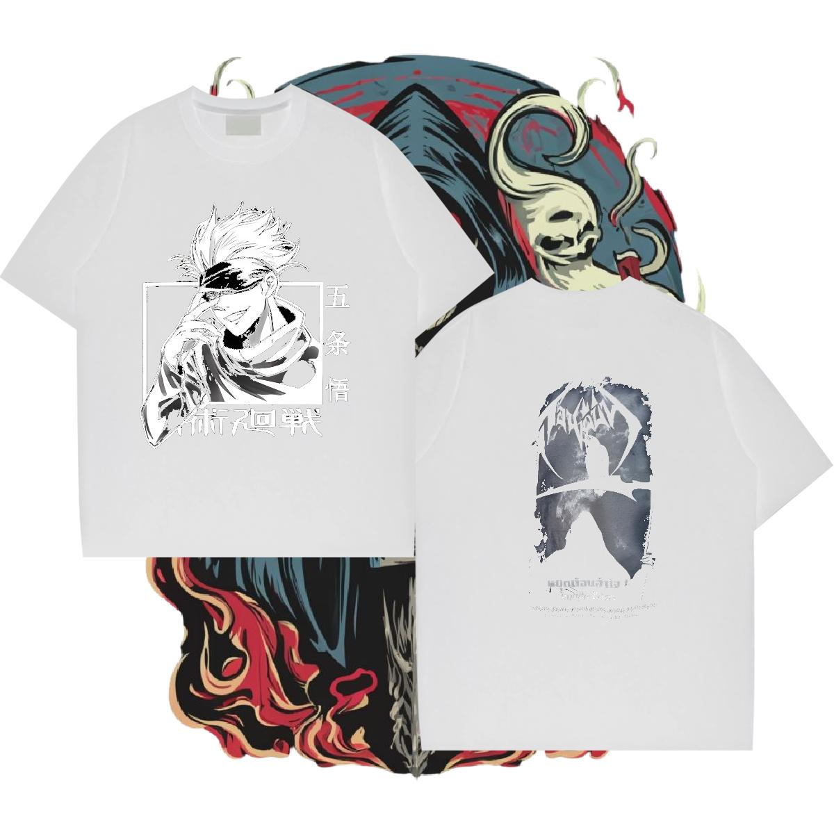 Custom T Shirts Men Anime Men Tees Sport Cotton O Neck Short Sleeves Cool Top Tees