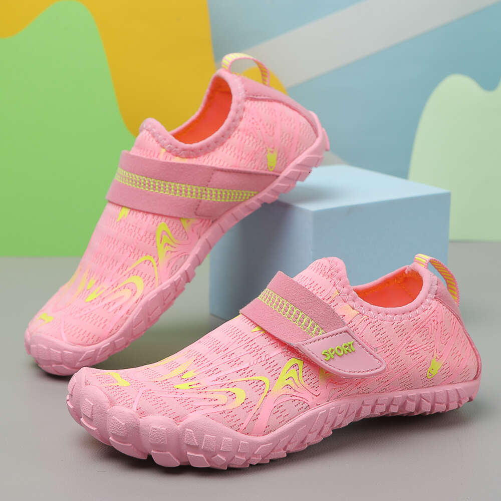 New KID Students Barefoot Quick-Drying Beach Swimming Aqua Indoor Fiess Running Summer Water Shoes 29-38# f4308