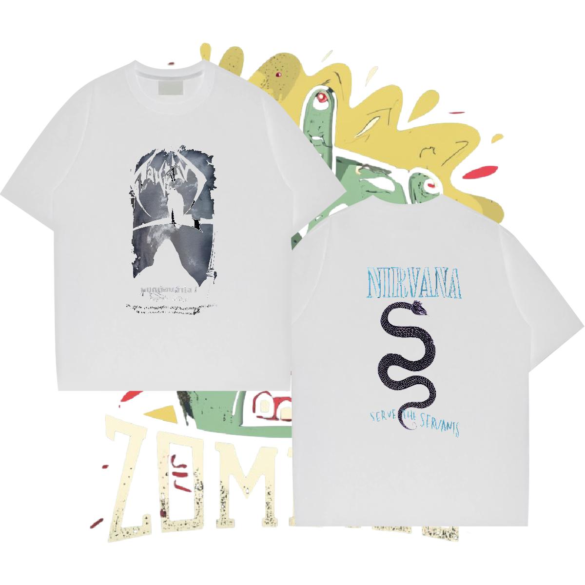 Customized Man T Shirts Anime Tshirts Daily Wear Crew Neck Cotton Breathable Cool Design Tops Tees