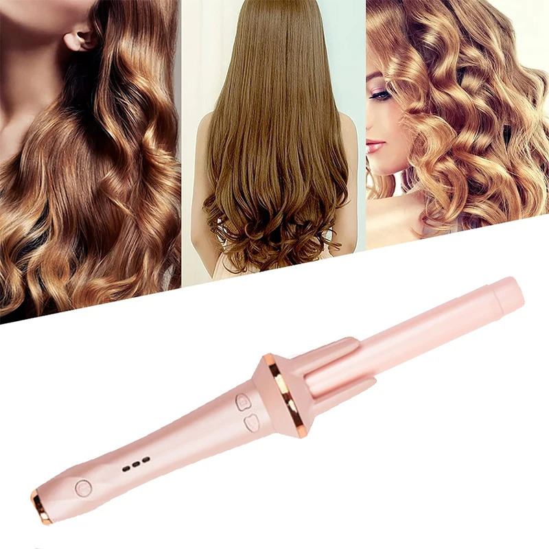 Automatic Curler Negative Ion Lazy Person Large Curling Wave Household Small Type Electric Ceramic Spin Curling Iron 240530