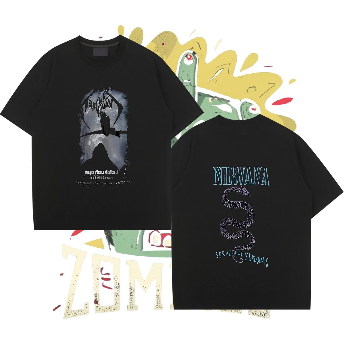 Customized Man T Shirts Anime Tshirts Daily Wear Crew Neck Cotton Breathable Cool Design Tops Tees