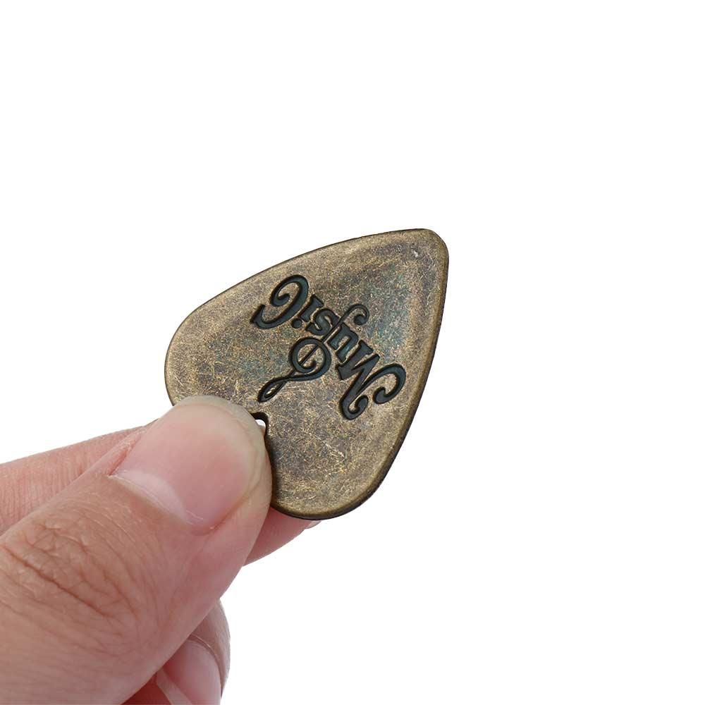 Stringed Instruments Musical Instruments Guitar Parts and Accessories Metal Guitar Pick Guitar Pick Plectrum Zinc Alloy Pick