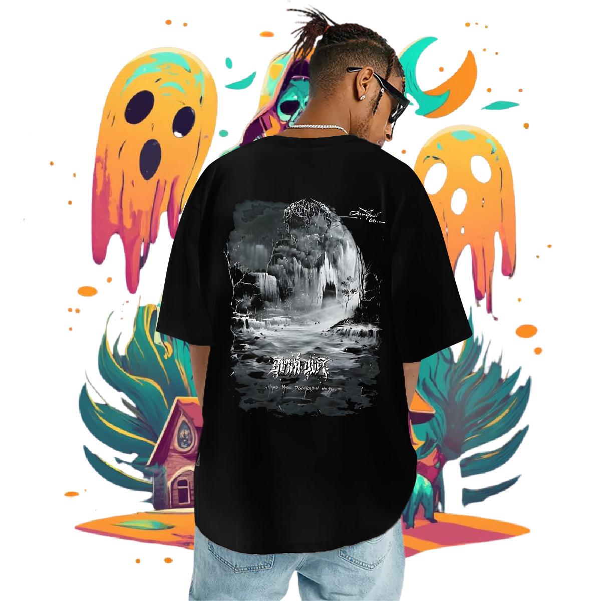 Brand T Shirt For Man White Plus Size Tshirt for Man Woman Street Short Sleeve Cotton O-Neck Loose Tops Tees