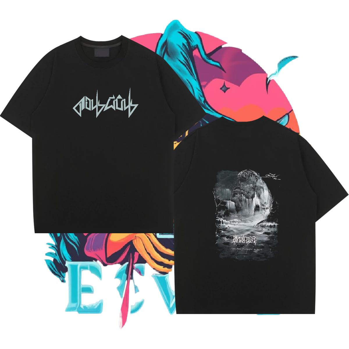 Customized Men T Shirts Custom Printed Men Tops Tees Casual Breathable Short Sleeve Loose Wear