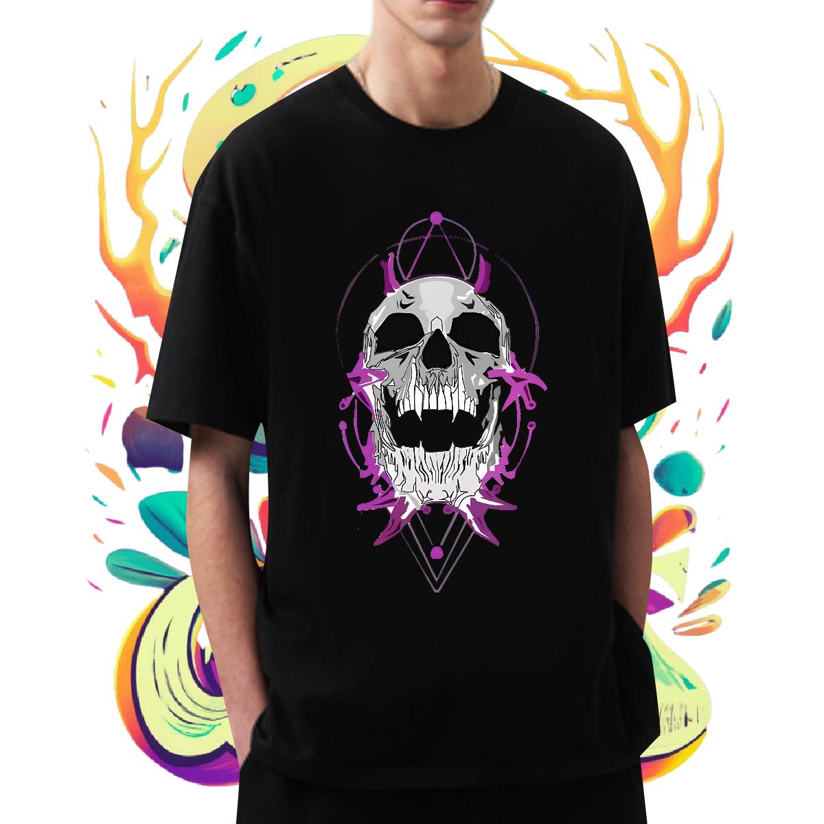 Fashion Designer T-Shirts for Men Custom Print Oversized Men Clothes T-Shirt Casual Beach 180g Cotton High Quality Top Tees