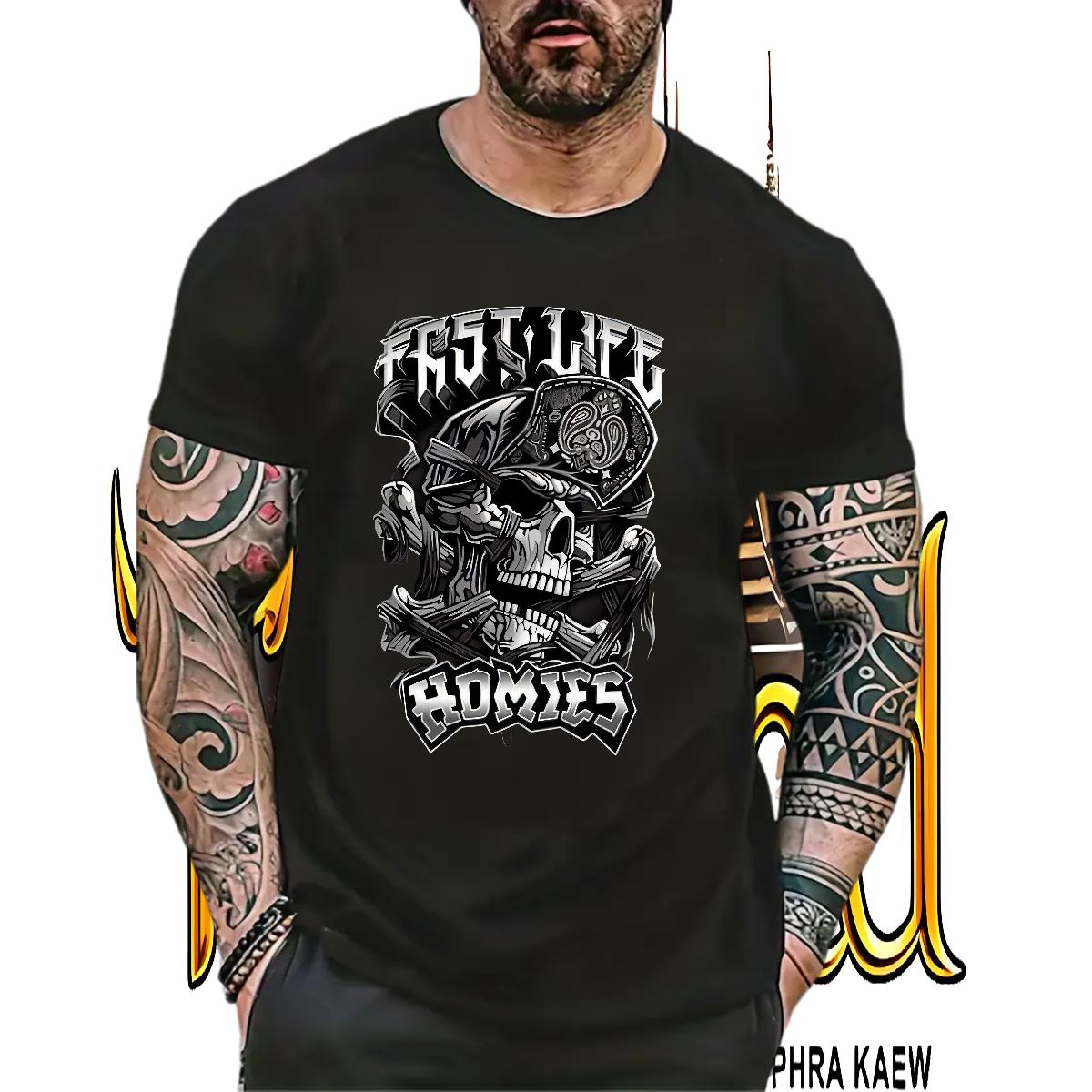 Custom T Shirt For Man Cartoon Print Couples T Shirts Street wear Hip Hop Breathable Short Sleeve High Quality Tops Shirt