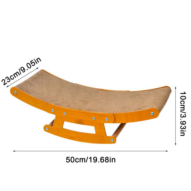 Cat Scratcher Chair Cardboard Cat House Corrugated Detachable Lounge Bed Interactive Protecting Furniture For Cats Scratcher Toy