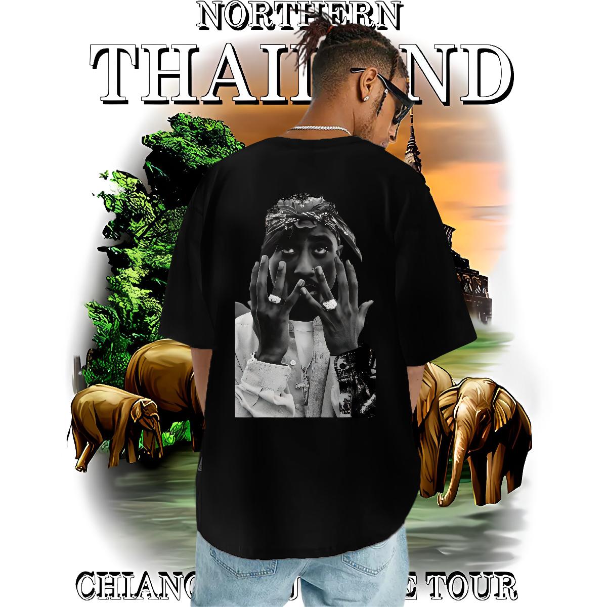 Classic Mens T Shirts Floral Print Mens Tshirts Street wear Hip Hop Crew Neck Cotton Breathable Unisex Tee Shirt