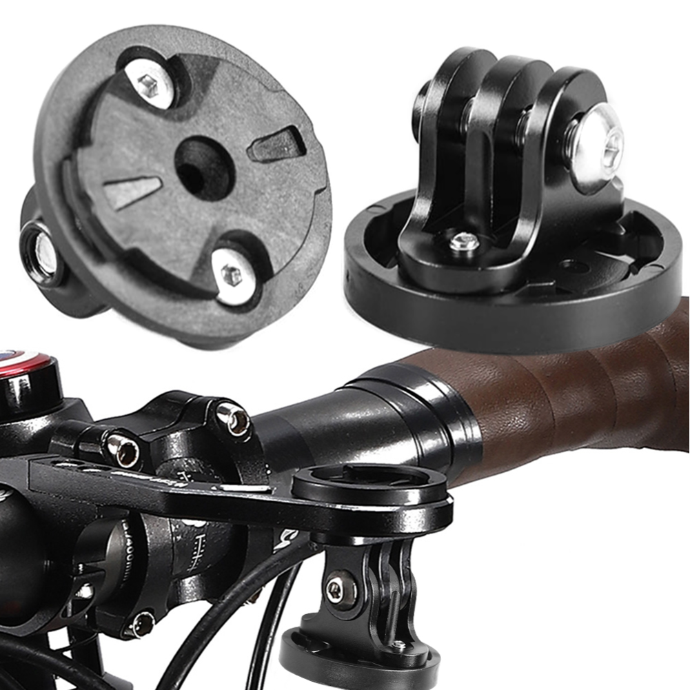 Bicycle Camera Light Mount Cycling Front Light Bracket Camera Stand Bike Computer Holder Adapter Aluminum Alloy for Garmin GOPRO