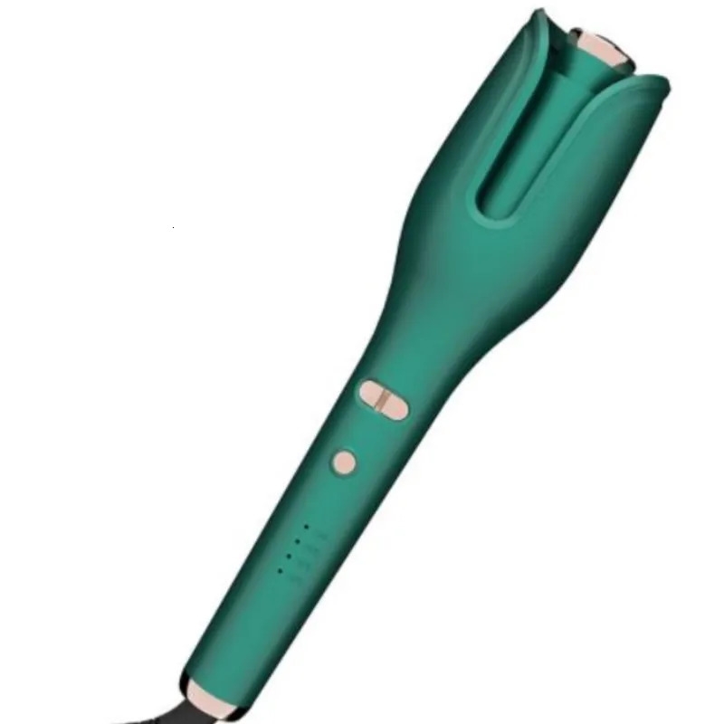 Hair Curler Button Curling Iron Negative ion Ceramic Rotating Wave Magic Hair Roller Spin Wand Hair Styling Tool 240530