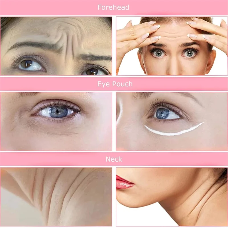 Reusable Face Wrinkle Remover tapes Silicone Anti-wrinkle Face Forehead Cheek Chin Sticker Anti Aging Face Skin Lifting Patches