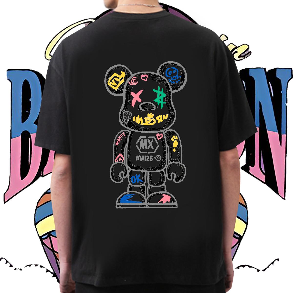 DIY T Shirts Men DIY Printed Men Tees Daily Wear Round Neck Short Sleeve Wholesale Tees Shirts