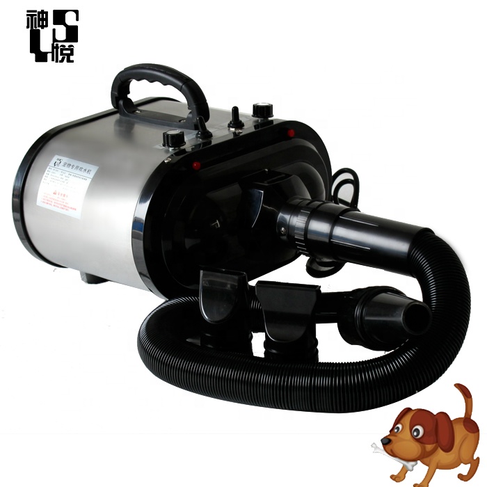 Dual Motor High Power Thermostat Adjustable Pet Special Water Blowing Machine Hair Dryer
