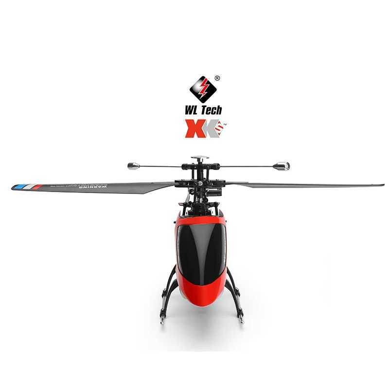 Electric/RC Aircraft WLtoys XK V912 upgrade V912-A fixed height helicopter RC drone 2.4G 4CH dual motor toy for outdoor gifts Q240529