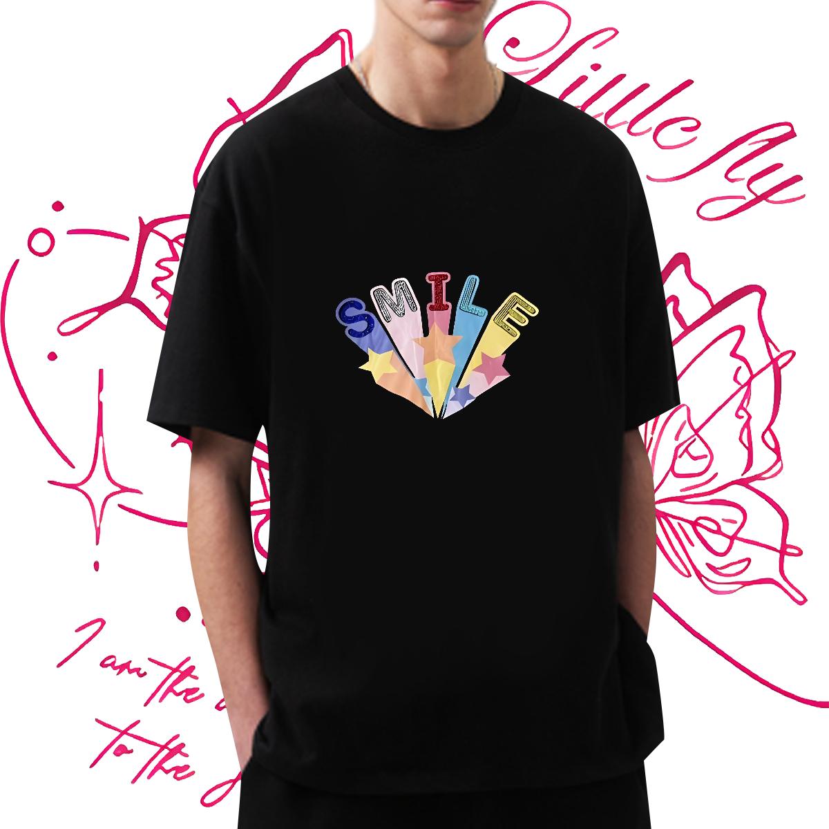 Casual New T-Shirts White Plus Size Men Clothes T-Shirt Beach Round Neck Short Sleeve Designer Tshirts