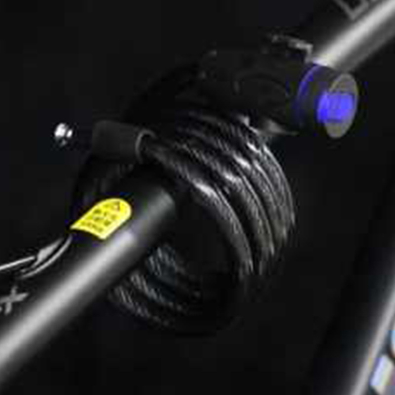 Heavy Duty Steel Cable Bicycle Lock - Anti-Theft Ring Security for Mountain Bike & Motorcycles