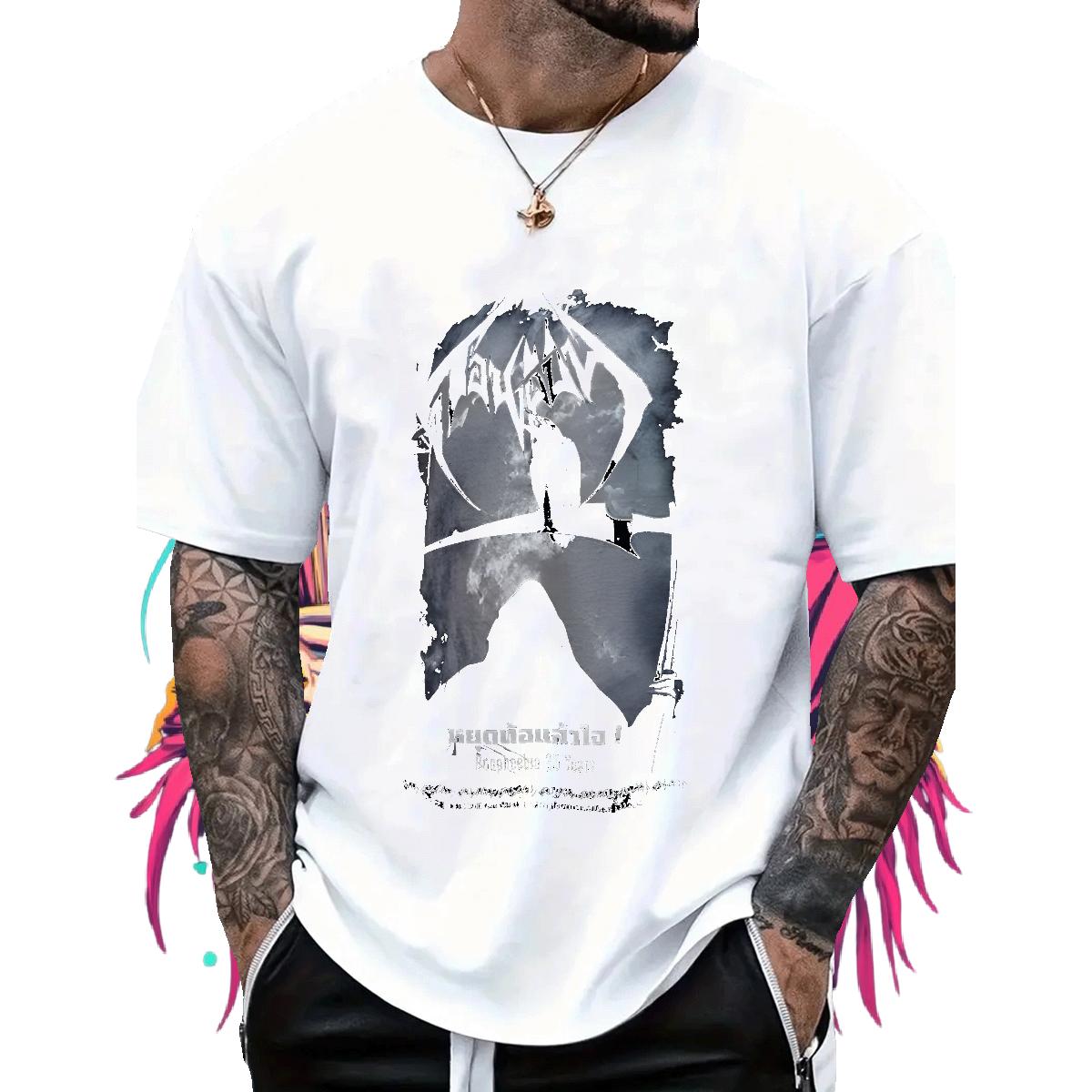 Fashion New T Shirts Men White Plus Size Couples T Shirts Hip Hop Round Neck Short Sleeve Classic Tops Tees