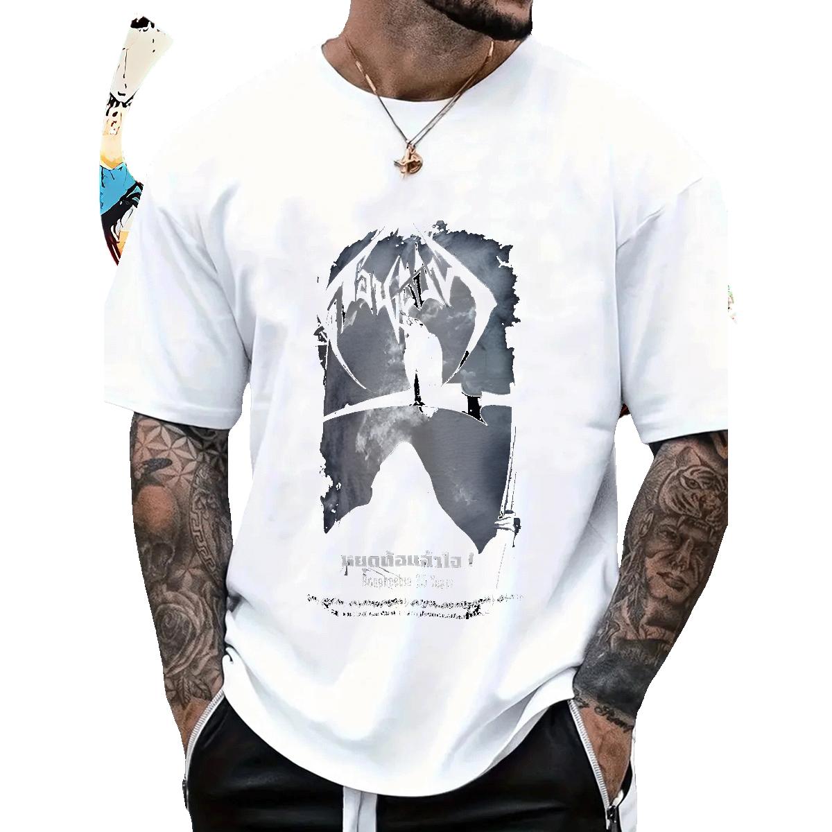 Fashion Casual T shirt Asian Size Couples T Shirts Street Breathable Crew Neck Cotton Unisex Clothes