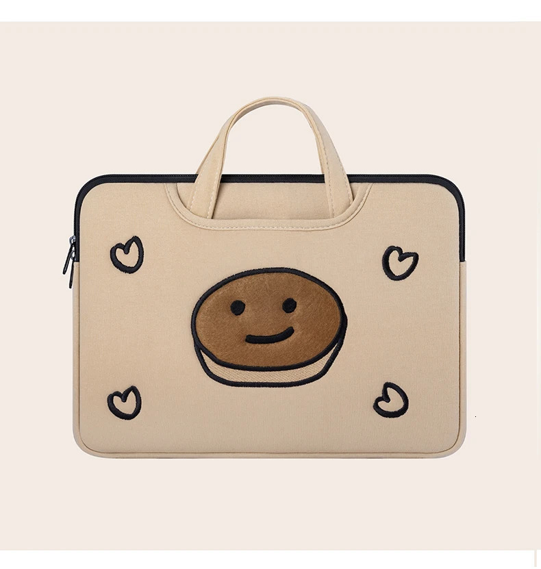 Cute Bear Laptop Bag Sleeve Handbag13.3 /13.6/14/15.6/16 Inch Portable Computer Sleeve Case for Macbook Ipad pro11/10.9/10.5 240528