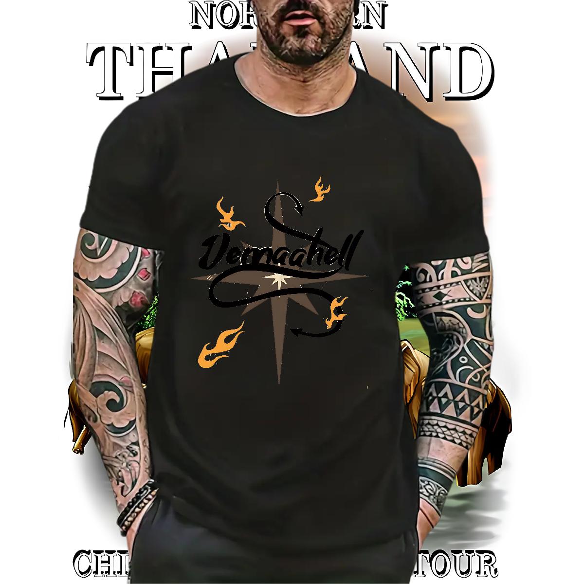 Classic Mens T Shirts Floral Print Mens Tshirts Street wear Hip Hop Crew Neck Cotton Breathable Unisex Tee Shirt