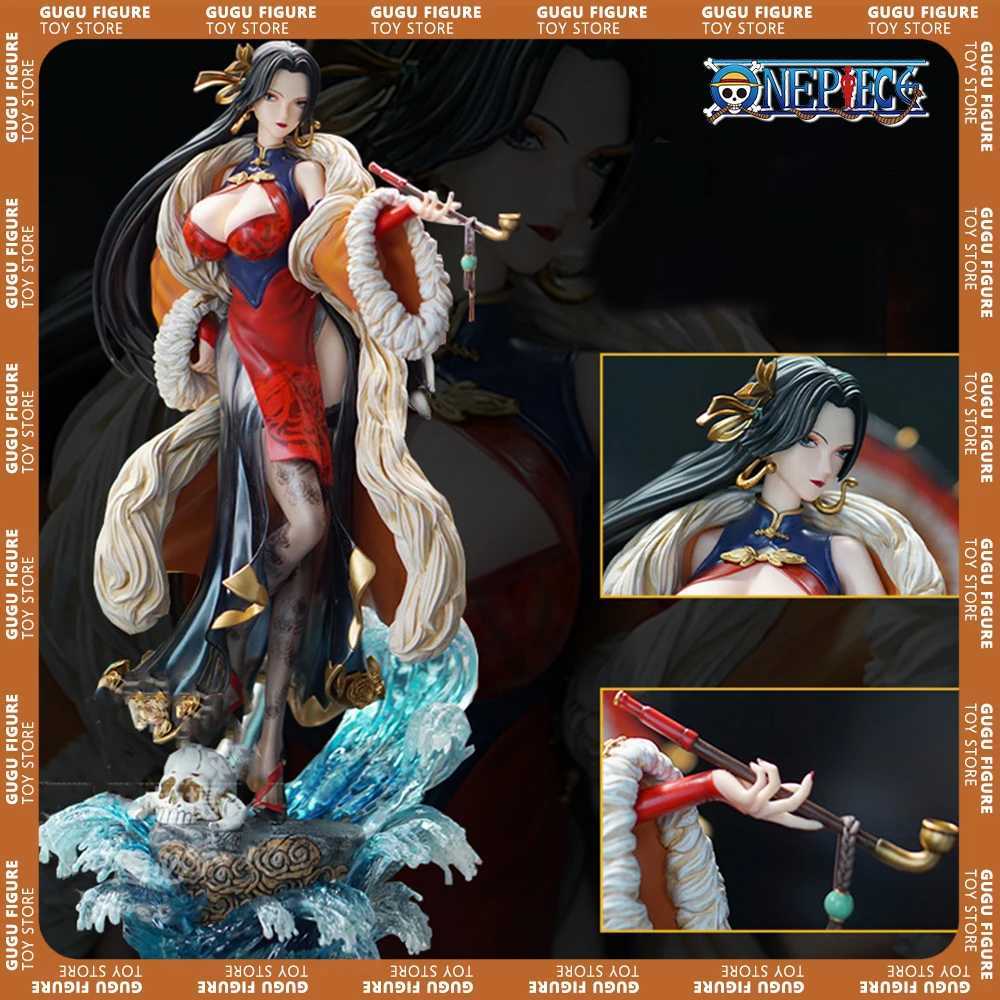 Action Toy Figures 35cm ONE piece Figures Boa Hancock Animefigure Pvc Gk Boa Hancock Statue Figurine Sexy Model Doll Collection Christmas Toys Gift W250213