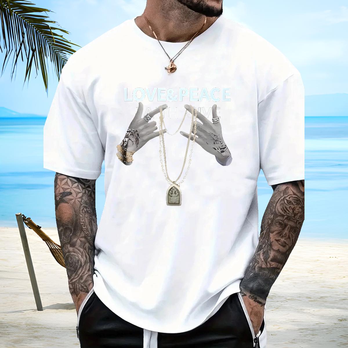 2024 New T Shirt For Man Oversized Tshirt for Man Woman Beach Cotton O Neck Short Sleeves Cool Design Tshirts