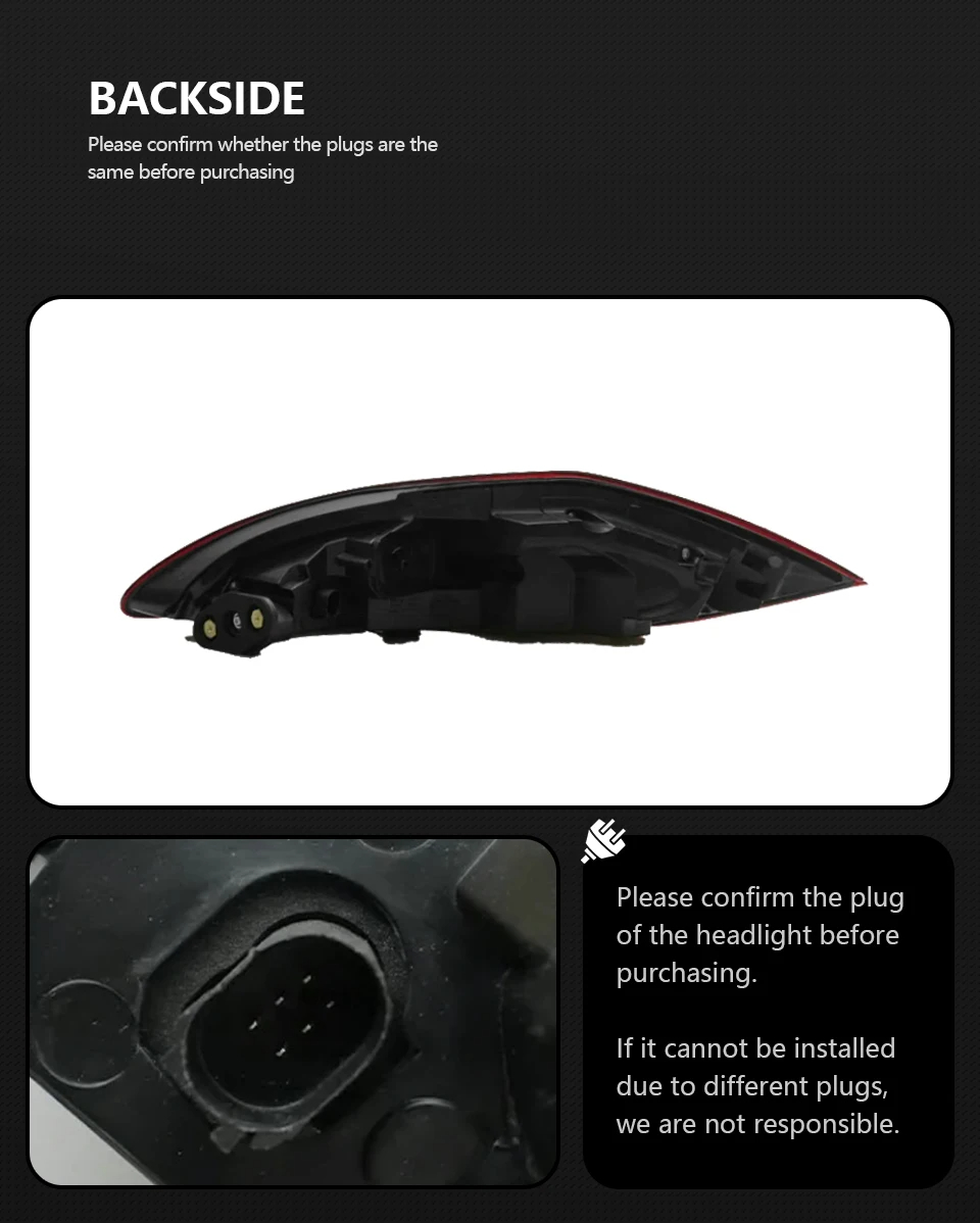 Taillight Upgrade for Porsche Panamera 970 2010-2013 971 Rear LED DRL Dynamic Turn Signal Lamp Brake Reverse Fog Light